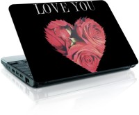 Shopmania ILOVE U Vinyl Laptop Decal 15.6   Laptop Accessories  (Shopmania)
