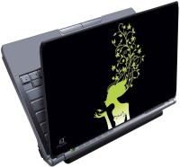 Finest Green Girl Vinyl Laptop Decal 15.6   Laptop Accessories  (Finest)