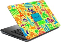 meSleep Abstract Travel - Shyamal Vinyl Laptop Decal 15.6   Laptop Accessories  (meSleep)