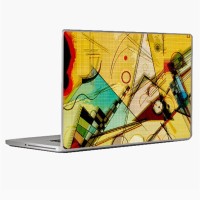 Theskinmantra Anglic Abstract Laptop Decal 14.1   Laptop Accessories  (Theskinmantra)