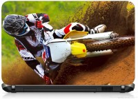 VI Collections BIKE DIRT RACER PRINTED VINYL Laptop Decal 15.6   Laptop Accessories  (VI Collections)