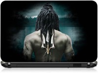 VI Collections SHIVA WITH TRISHUL pvc Laptop Decal 15.6   Laptop Accessories  (VI Collections)