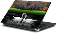 ezyPRNT Swans in Romantic Mode (15 to 15.6 inch) Vinyl Laptop Decal 15   Laptop Accessories  (ezyPRNT)