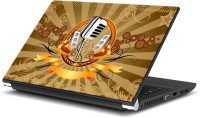 ezyPRNT Vocal Music and Mike A (15 to 15.6 inch) Vinyl Laptop Decal 15   Laptop Accessories  (ezyPRNT)
