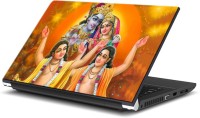 ezyPRNT Divine Radha Krishna (15 to 15.6 inch) Vinyl Laptop Decal 15   Laptop Accessories  (ezyPRNT)