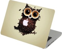 Swagsutra Swagsutra Coffee Owl Laptop Skin/Decal For MacBook Pro 13 With Retina Display Vinyl Laptop Decal 13   Laptop Accessories  (Swagsutra)