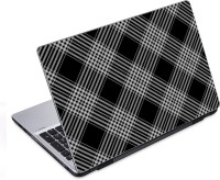 ezyPRNT Black Rhombus Fabric Pattern (14 to 14.9 inch) Vinyl Laptop Decal 14   Laptop Accessories  (ezyPRNT)