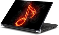 View Rangeele Inkers Music Notes Is On Fire Vinyl Laptop Decal 15.6 Laptop Accessories Price Online(Rangeele Inkers)