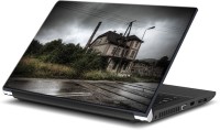 ezyPRNT The Road Side Building City (15 to 15.6 inch) Vinyl Laptop Decal 15   Laptop Accessories  (ezyPRNT)