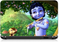 VI Collections LORD KRISHNA IN SMILE pvc Laptop Decal 15.6   Laptop Accessories  (VI Collections)