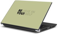 Rangeele Inkers Believe In Yourself Vinyl Laptop Decal 15.6   Laptop Accessories  (Rangeele Inkers)