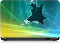 Ng Stunners Broken Glass Vinyl Laptop Decal 15.6   Laptop Accessories  (Ng Stunners)
