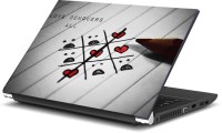 View Dadlace Love Conquers All Vinyl Laptop Decal 14.1 Laptop Accessories Price Online(Dadlace)