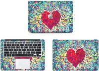 Swagsutra Heart Cubes Vinyl Laptop Decal 11   Laptop Accessories  (Swagsutra)