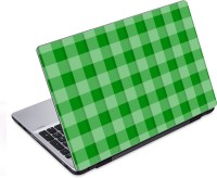 ezyPRNT Green Checks Pattern (14 to 14.9 inch) Vinyl Laptop Decal 14   Laptop Accessories  (ezyPRNT)