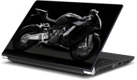 ezyPRNT Grand Black Motorbike (14 to 14.9 inch) Vinyl Laptop Decal 14   Laptop Accessories  (ezyPRNT)
