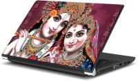 ezyPRNT Radha Krishna Retro (15 to 15.6 inch) Vinyl Laptop Decal 15   Laptop Accessories  (ezyPRNT)