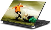 ezyPRNT Football Aggressive Sports (15 to 15.6 inch) Vinyl Laptop Decal 15   Laptop Accessories  (ezyPRNT)
