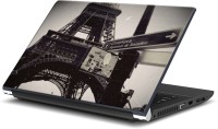 Rangeele Inkers Eiffel Tower Streets Vinyl Laptop Decal 15.6   Laptop Accessories  (Rangeele Inkers)