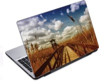 ezyPRNT Bridge towards Farm (14 to 14.9 inch) Vinyl Laptop Decal 14   Laptop Accessories  (ezyPRNT)
