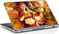 Sai Enterprises radha krishna art vinyl Laptop Decal 15.4   Laptop Accessories  (Sai Enterprises)