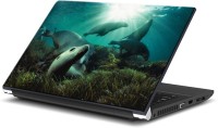 ezyPRNT Eels under water Aquatic (15 to 15.6 inch) Vinyl Laptop Decal 15   Laptop Accessories  (ezyPRNT)