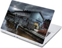ezyPRNT Factory at River Bank City (13 to 13.9 inch) Vinyl Laptop Decal 13   Laptop Accessories  (ezyPRNT)