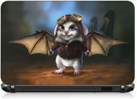VI Collections ANIMATED RABIT WITH WINGS pvc Laptop Decal 15.6   Laptop Accessories  (VI Collections)