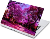 ezyPRNT Blossoming pink Purple World Fantasy Fiction (13 to 13.9 inch) Vinyl Laptop Decal 13   Laptop Accessories  (ezyPRNT)