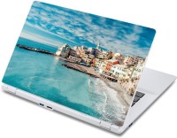 ezyPRNT Ocean City Landscape Nature (13 to 13.9 inch) Vinyl Laptop Decal 13   Laptop Accessories  (ezyPRNT)