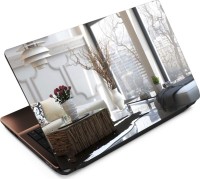 Anweshas Glass I75 Vinyl Laptop Decal 15.6   Laptop Accessories  (Anweshas)