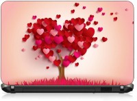 VI Collections HEARTS FLYING FROM TREE pvc Laptop Decal 15.6   Laptop Accessories  (VI Collections)