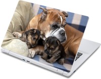 ezyPRNT Royal Dog's Family Pet Animal (13 to 13.9 inch) Vinyl Laptop Decal 13   Laptop Accessories  (ezyPRNT)