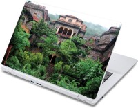 ezyPRNT The Awesome Greenary around Fort Nature (13 to 13.9 inch) Vinyl Laptop Decal 13   Laptop Accessories  (ezyPRNT)