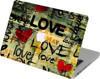 Swagsutra Swagsutra Love Laptop Skin/Decal For MacBook Pro 13 With Retina Display Vinyl Laptop Decal 13   Laptop Accessories  (Swagsutra)