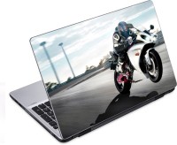 ezyPRNT Motor Cycle and Racing Bike Sports B (14 to 14.9 inch) Vinyl Laptop Decal 14   Laptop Accessories  (ezyPRNT)