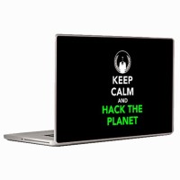 Theskinmantra Hack The Planet Laptop Decal 14.1   Laptop Accessories  (Theskinmantra)