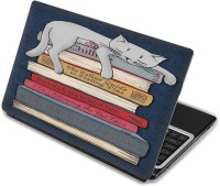 Shopmania Sleeping Cat Vinyl Laptop Decal 15.6   Laptop Accessories  (Shopmania)