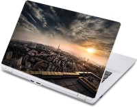 ezyPRNT Amazing View from Highest Floor City (13 to 13.9 inch) Vinyl Laptop Decal 13   Laptop Accessories  (ezyPRNT)