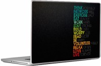 Swagsutra Think Positively Laptop Skin/Decal For 15.6 Inch Laptop Vinyl Laptop Decal 15   Laptop Accessories  (Swagsutra)