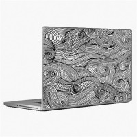 Theskinmantra Black Rays Laptop Decal 13.3   Laptop Accessories  (Theskinmantra)