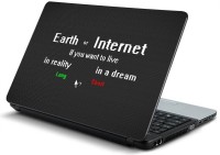 ezyPRNT Earth or Internet Vinyl Laptop Decal 15.6   Laptop Accessories  (ezyPRNT)