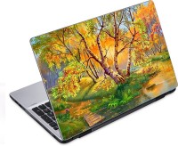 ezyPRNT Colorful Nature in Spring Art & Painting (14 to 14.9 inch) Vinyl Laptop Decal 14   Laptop Accessories  (ezyPRNT)