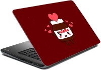meSleep Red Heart Vinyl Laptop Decal 15.1   Laptop Accessories  (meSleep)