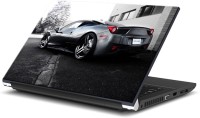 ezyPRNT Steel Grey Sexy Car (15 to 15.6 inch) Vinyl Laptop Decal 15   Laptop Accessories  (ezyPRNT)