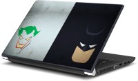 Rangeele Inkers Batman And Joker Minimal Vinyl Laptop Decal 15.6   Laptop Accessories  (Rangeele Inkers)