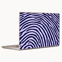 Theskinmantra Zebra Blue Laptop Decal 14.1   Laptop Accessories  (Theskinmantra)