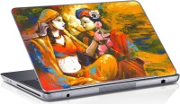 Sai Enterprises radha krishna vinyl Laptop Decal 15.4   Laptop Accessories  (Sai Enterprises)