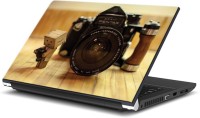 ezyPRNT Camera on Wood (15 to 15.6 inch) Vinyl Laptop Decal 15   Laptop Accessories  (ezyPRNT)