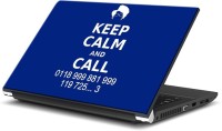 ezyPRNT Keep Calm and Call (15 to 15.6 inch) Vinyl Laptop Decal 15   Laptop Accessories  (ezyPRNT)